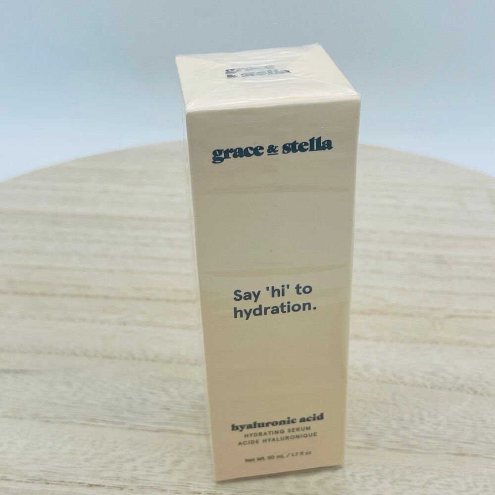 NIB GRACE & STELLA Hyaluronic Acid Serum 10 ml Sealed "Say hi to hydration"